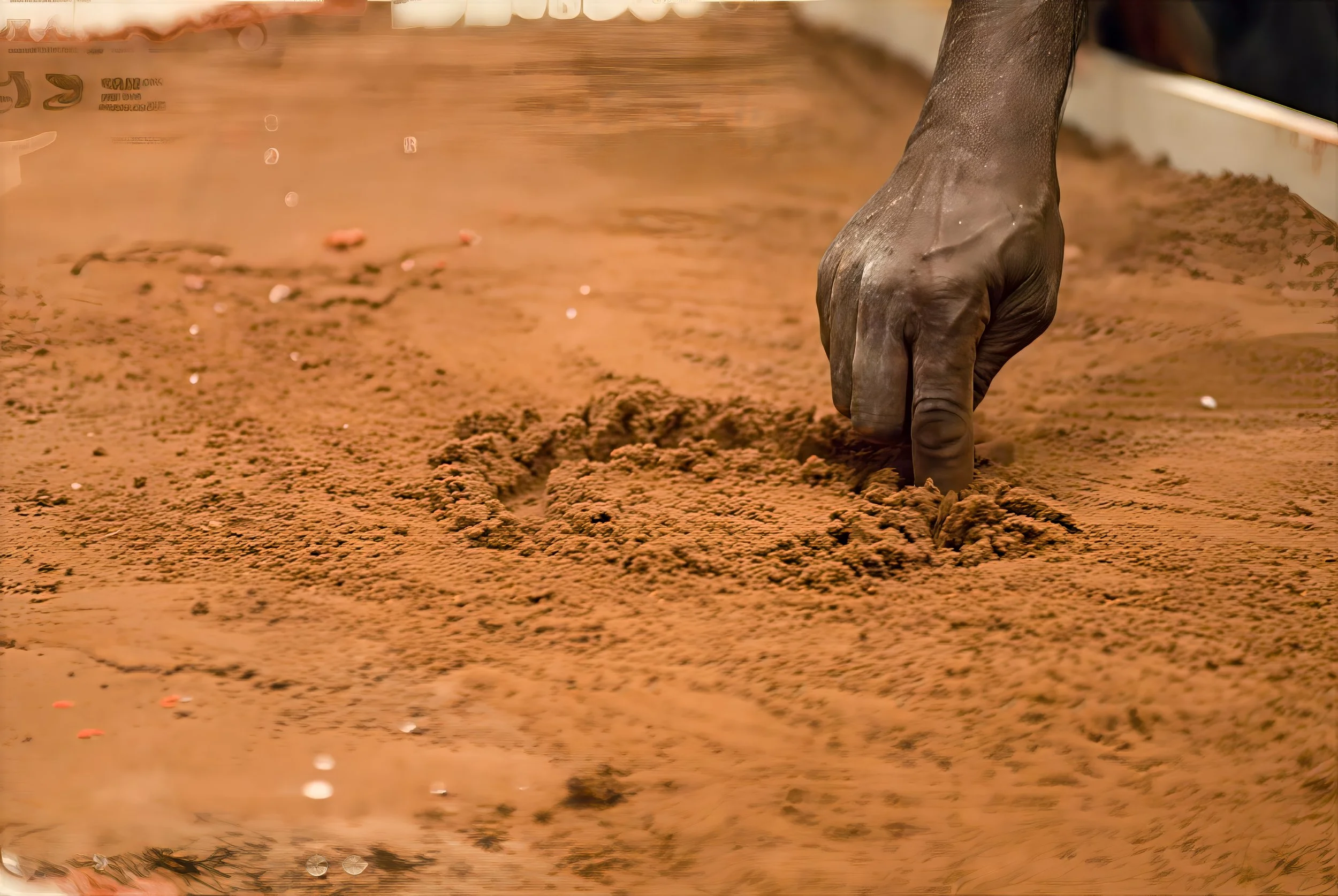 Of the land. Photo of Australian Aboriginal man; Johnson Museum of Australia 