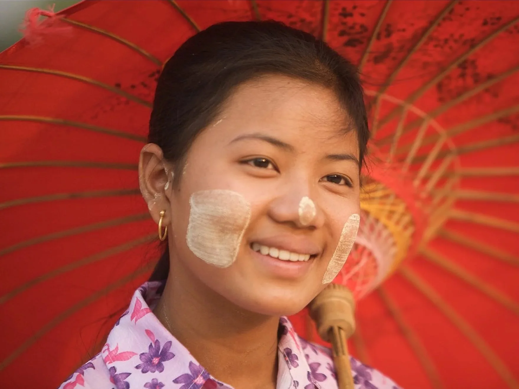 Let a smile be your umbrella. Myanmar