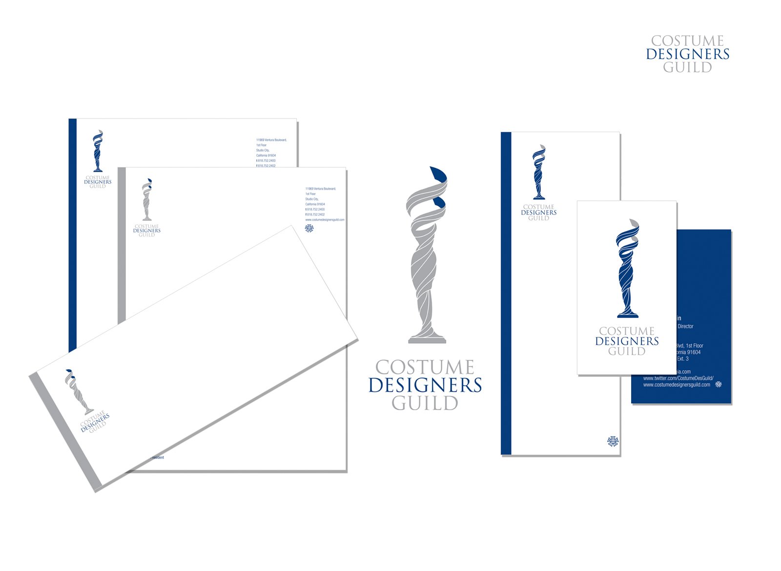 New identity illustration and collateral examples that I implemented to revitalize and elevate a Hollywood organization.