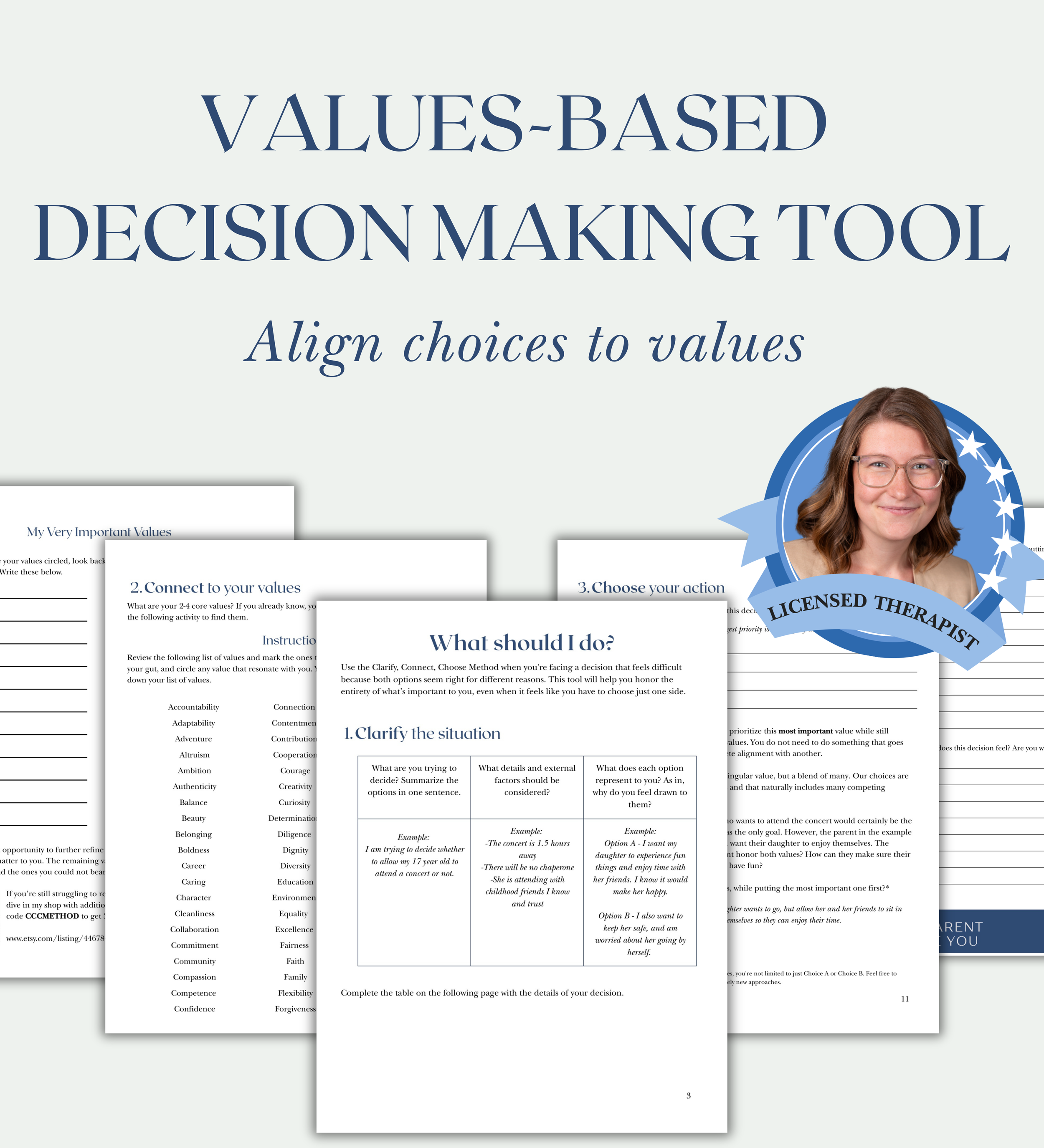 Clarify, Connect, Choose: Use Your Values in Any Decision