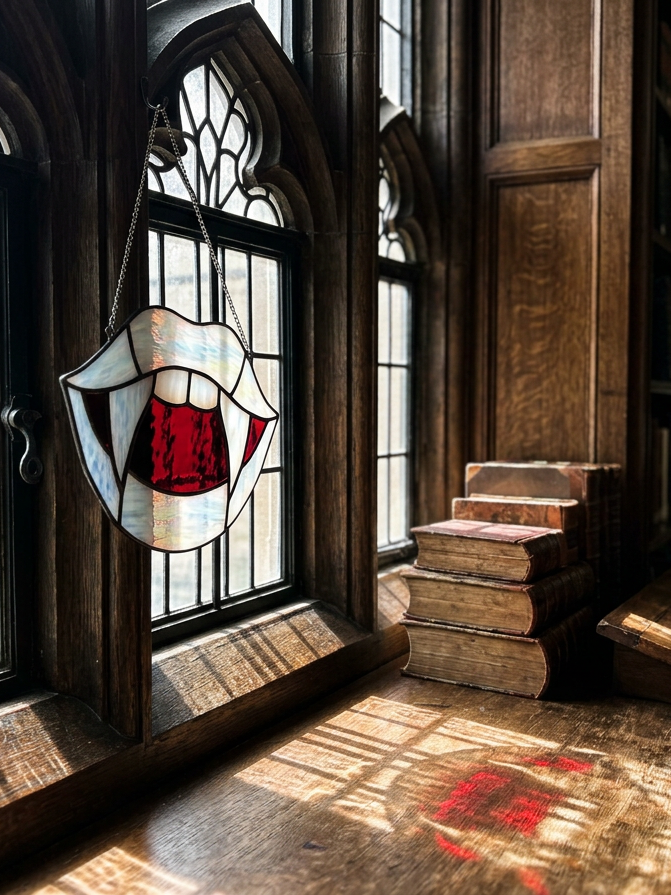 10/2 Bite ME Vampire Mouth Stained Glass Class, 6 to 9:30 pm