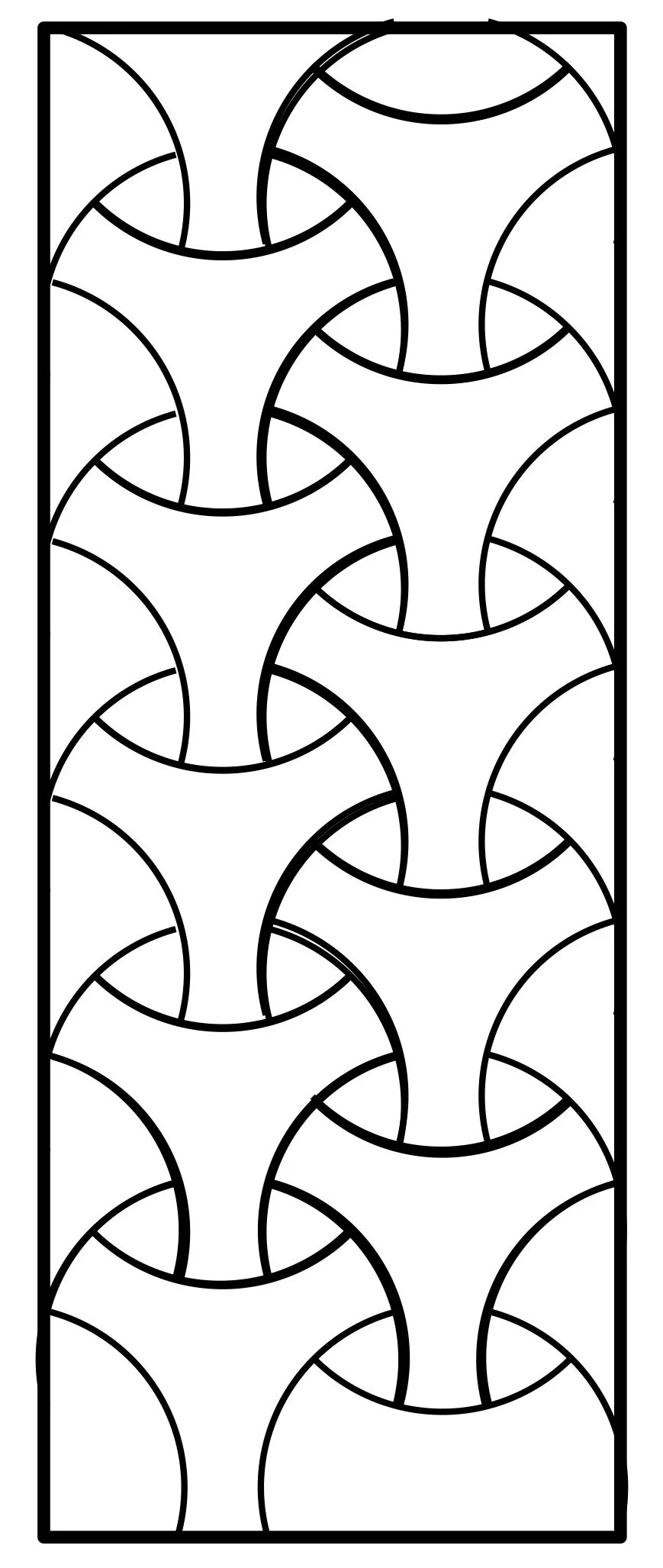 Sashiko Stained Glass Pattern