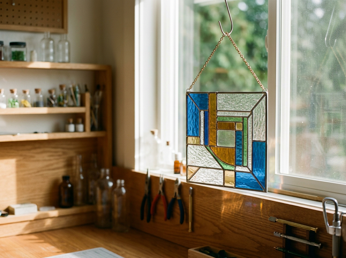 8/30 Intermediate Class: Design Your Own Stained Glass, 11 to 4pm