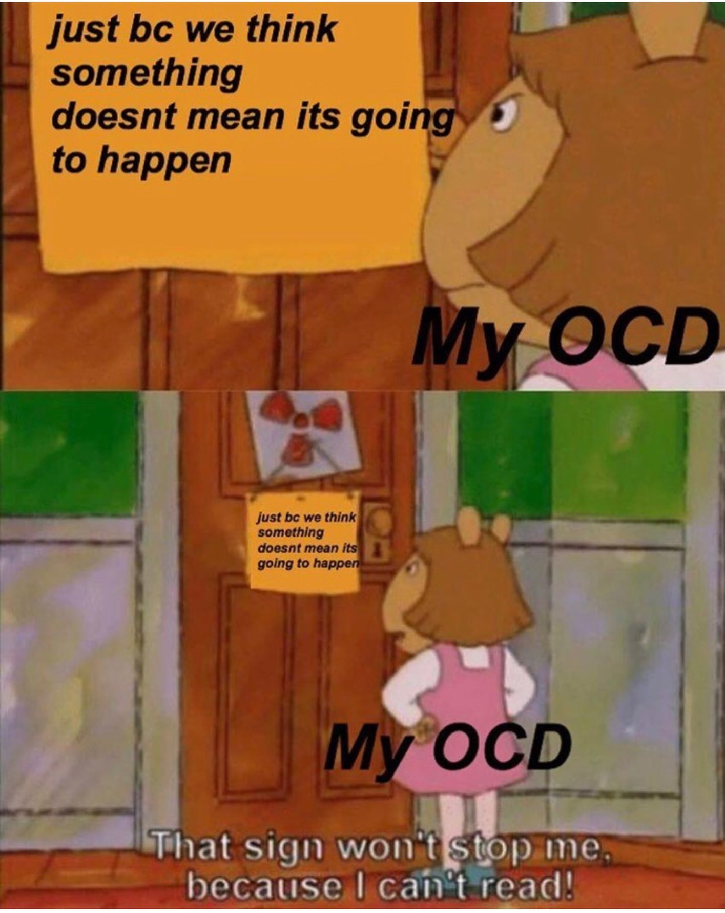Happy #MemeMonday!!

I want to start this little series for a few reasons&hellip;..

1. I&rsquo;m a millennial and love memes
2. I truly believe that humor can be a wonderful therapeutic tool (when used appropriately). OCD often makes us feel isolate