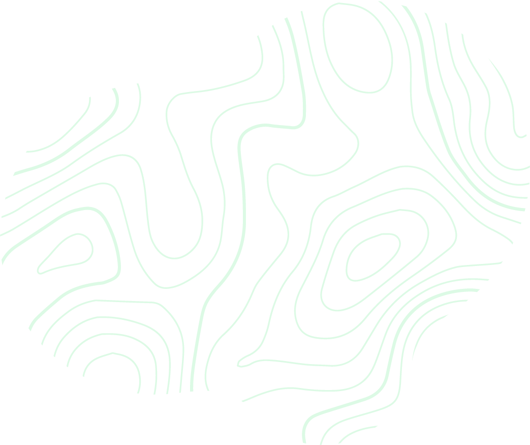 green contour lines