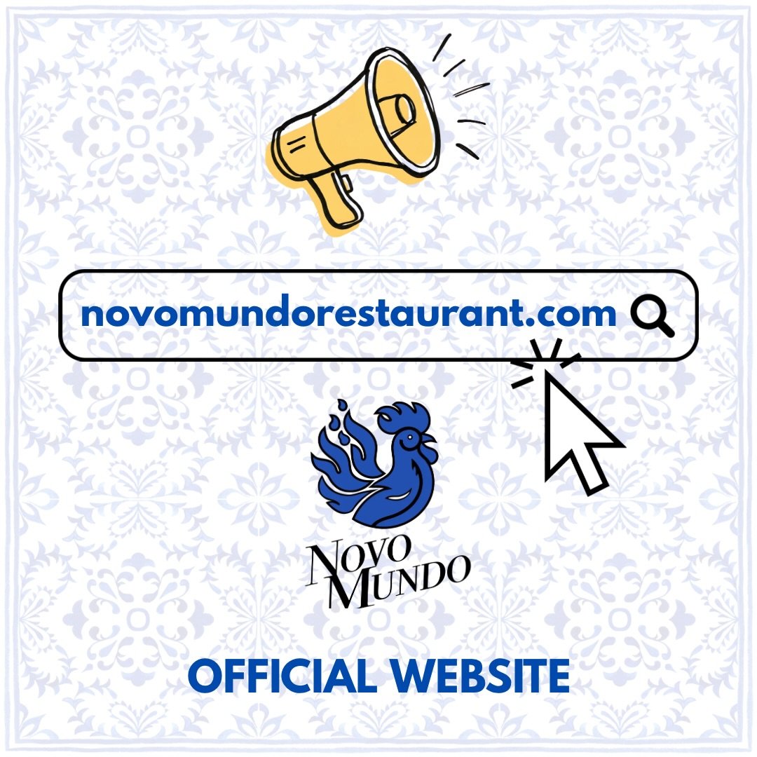 ATTENTION: There is only one official Novo Mundo Restaurant website. And it&rsquo;s LIVE! 

Seems as though someone made a novomundonb.com site and claims it is ours. We don&rsquo;t own it. We don&rsquo;t control it. Who done it? We don&rsquo;t know.