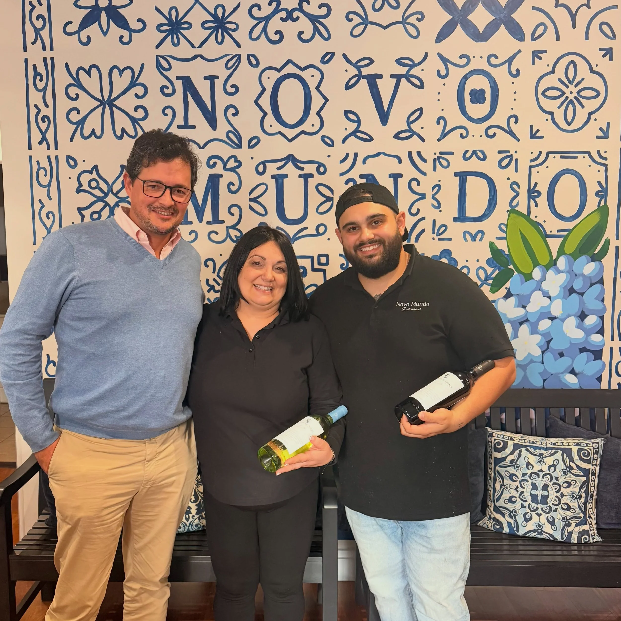 It was an honor and a pleasure to welcome our friend Bruno to Novo Mundo. Through his work with  @joao_portugal_ramos, CRF Brandy, and Marqu&ecirc;s de Borba wine, Bruno embodies a tradition of quality, craftsmanship, and excellence that we are proud