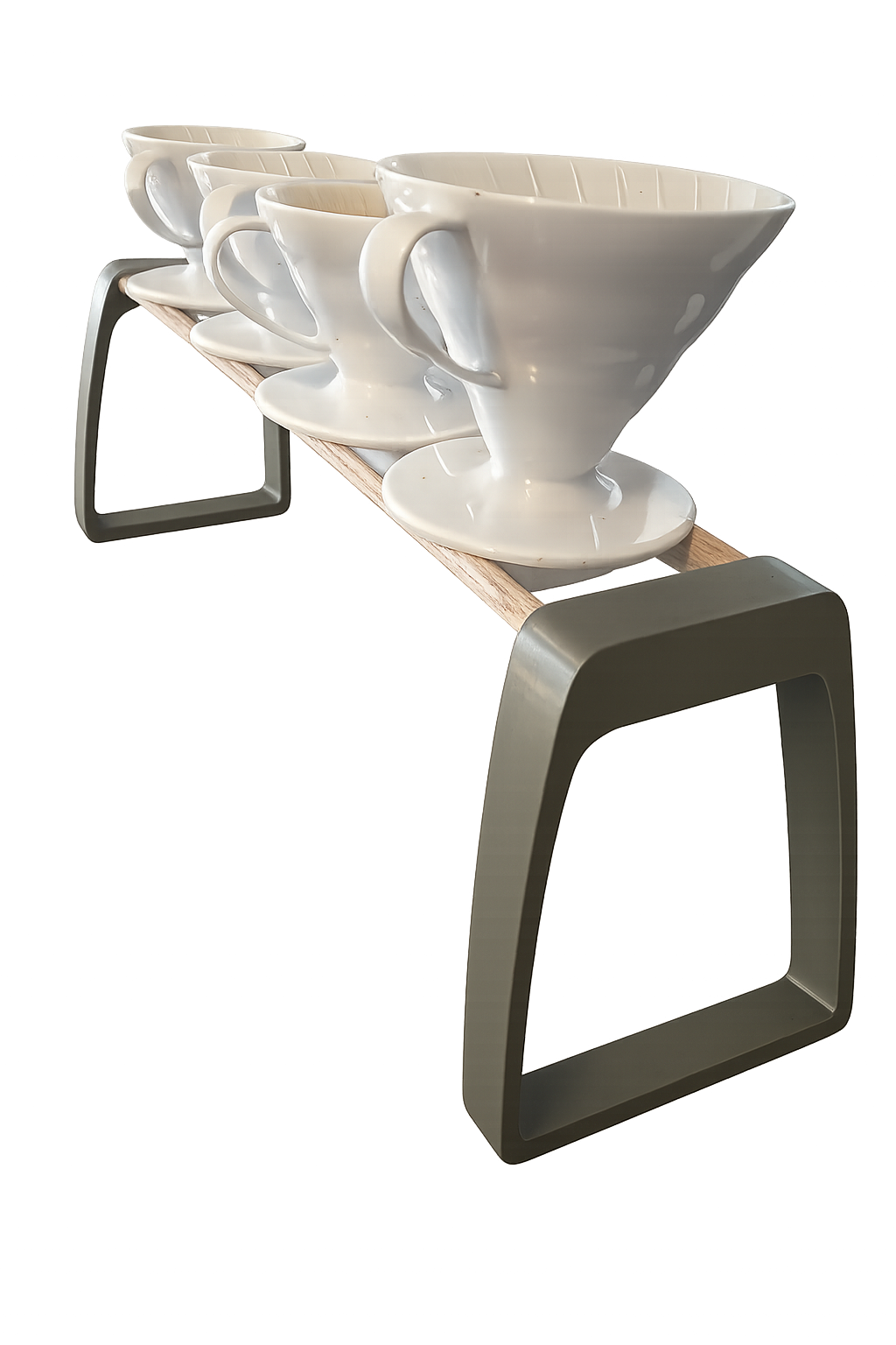 Drip coffee pour-over stand