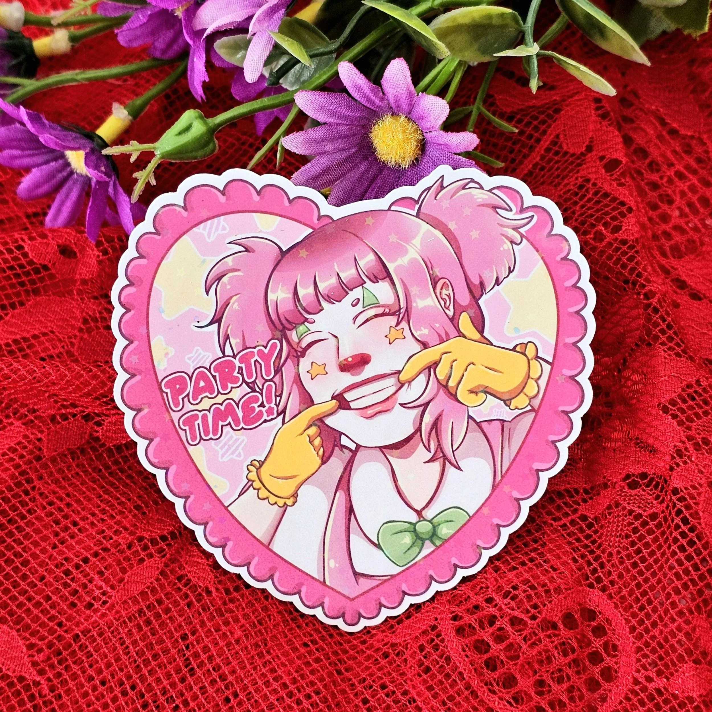 Circus Clown Girl Sticker
