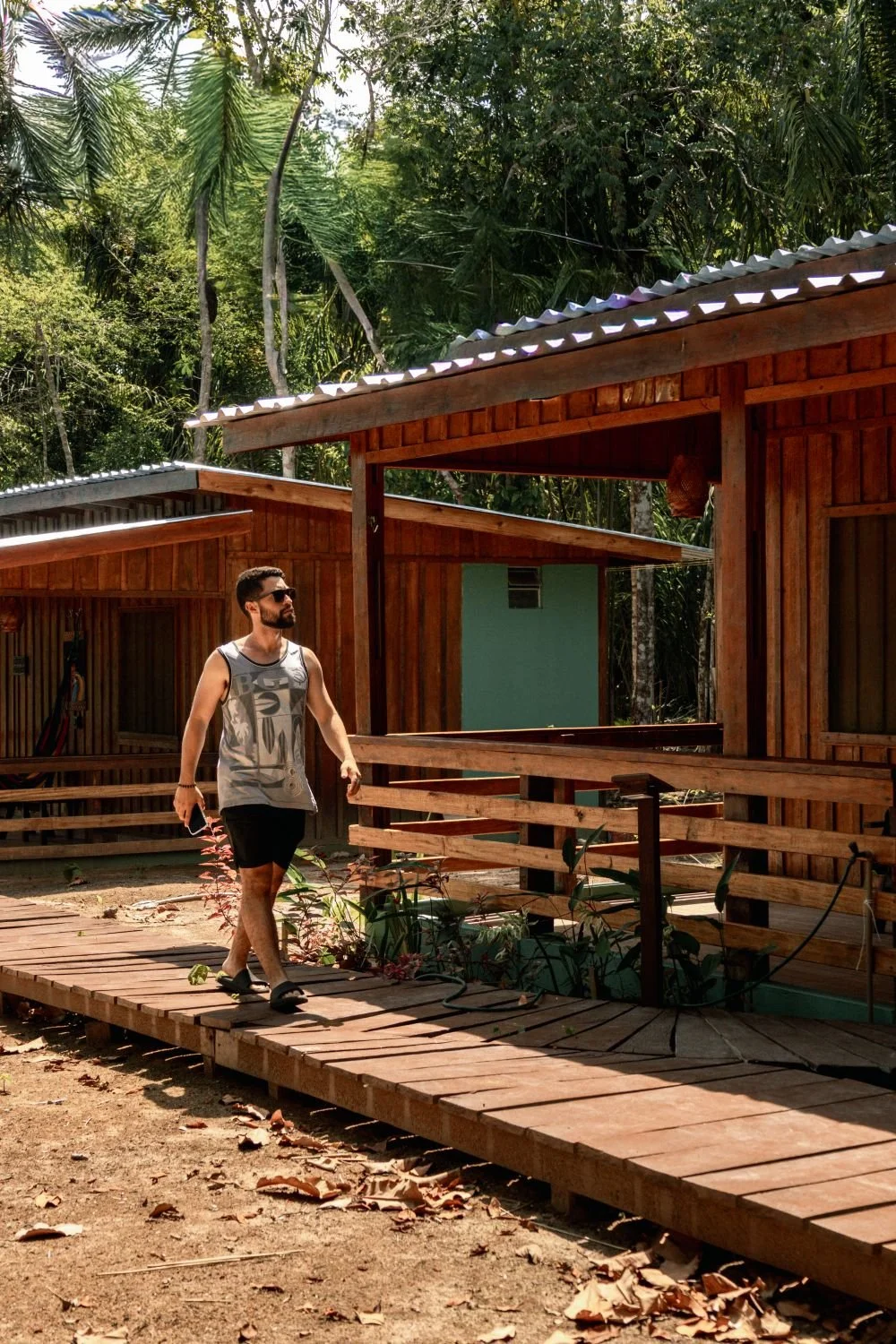 Área Externa dos Quartos