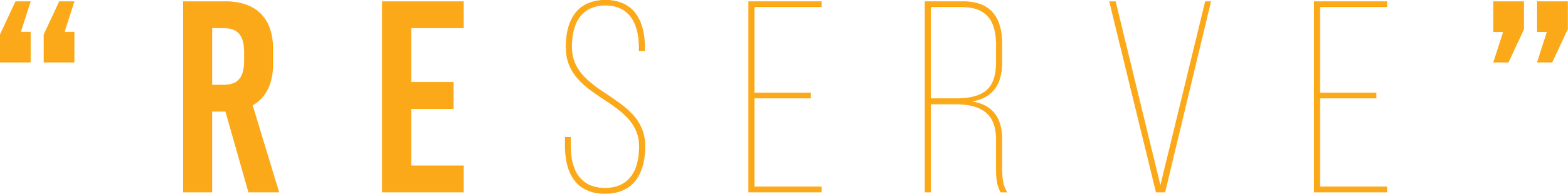 The image contains the quote 'RESERVE' in large, orange capital letters with quotation marks.