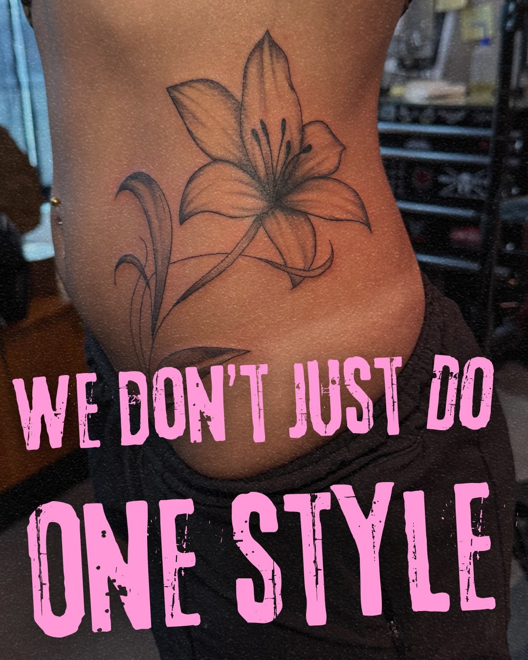 Who says you have to stick to just one style? 👀

At Motor &amp; Mutt, we like keeping things interesting. 

From fine line and stipple work to realism and American Traditional, we&rsquo;re always down to switch it up and take on something new.

Diff