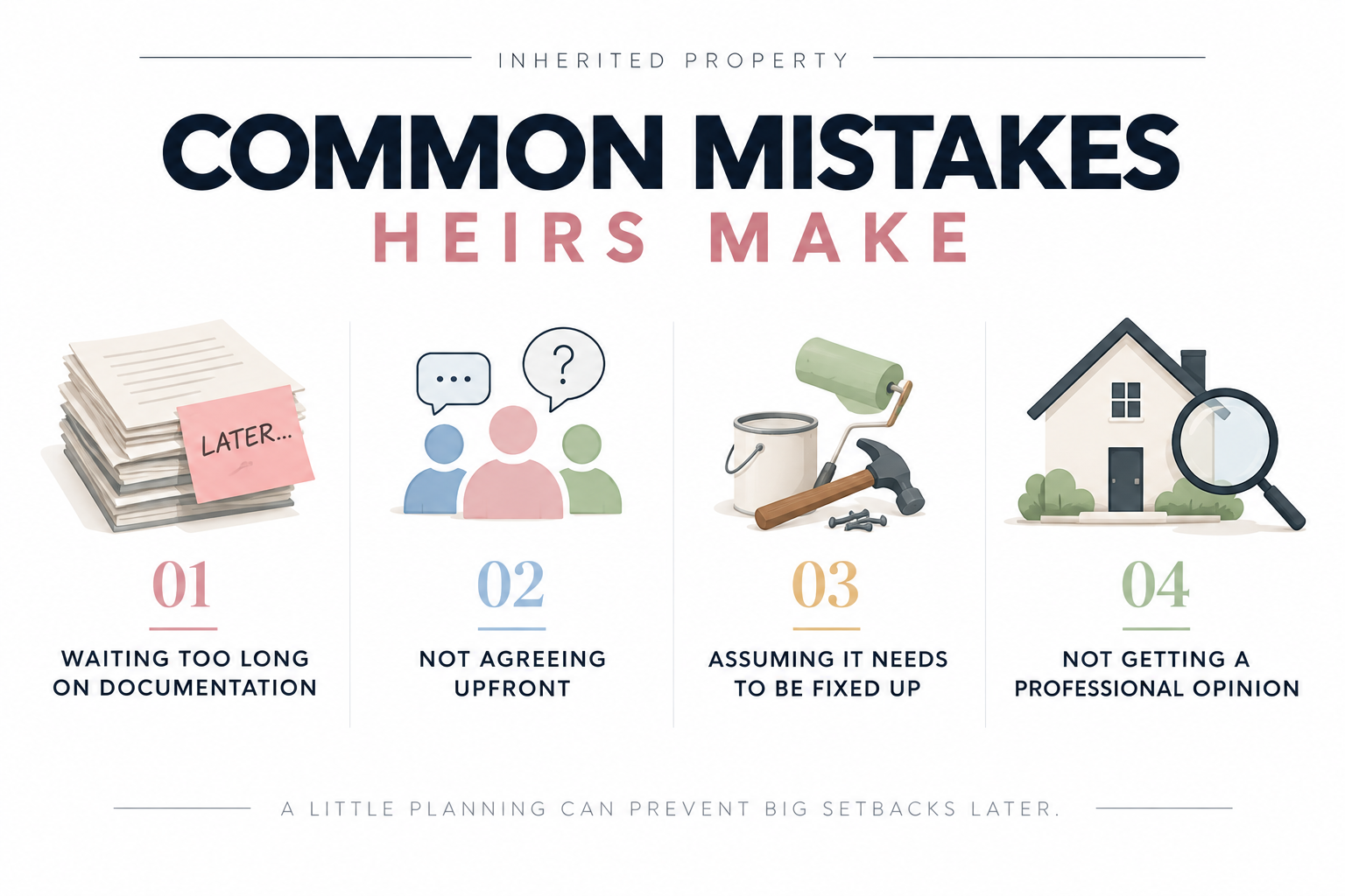 Common mistakes heirs make when listing their home
