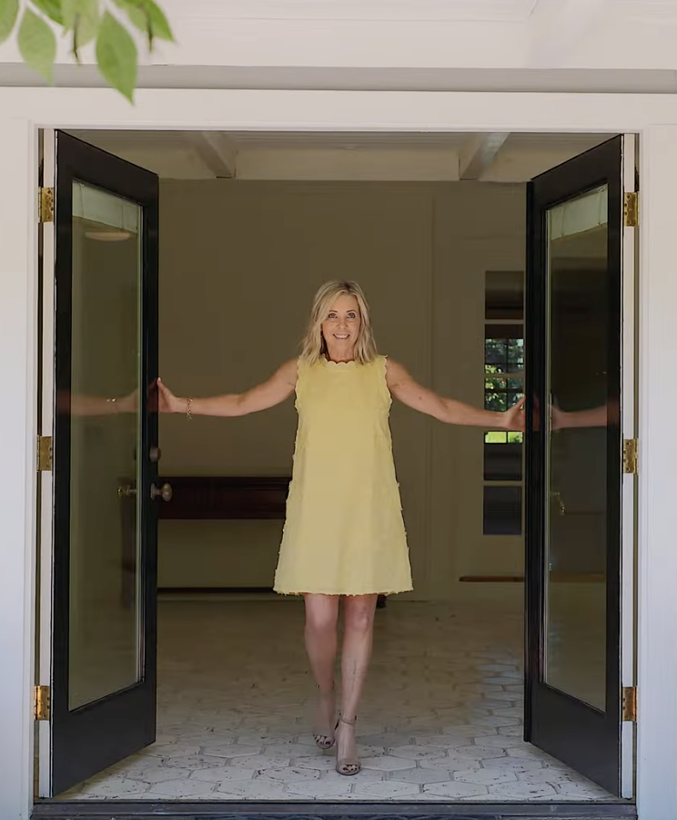 Tracy Pina of Tracy Pina Real Estate touring a home for sale in Silicon Valley