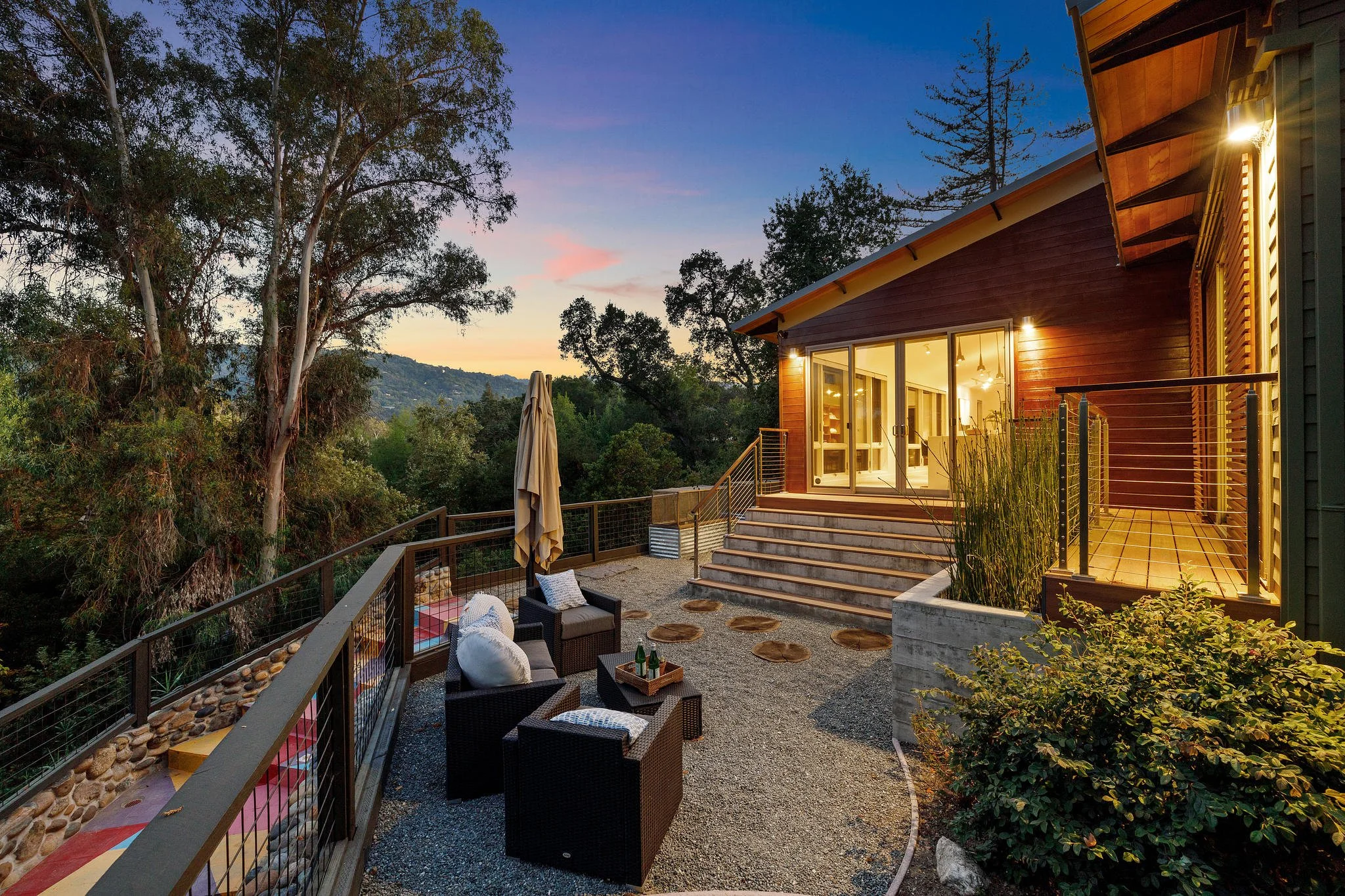Sunset at 14100 Alta vista