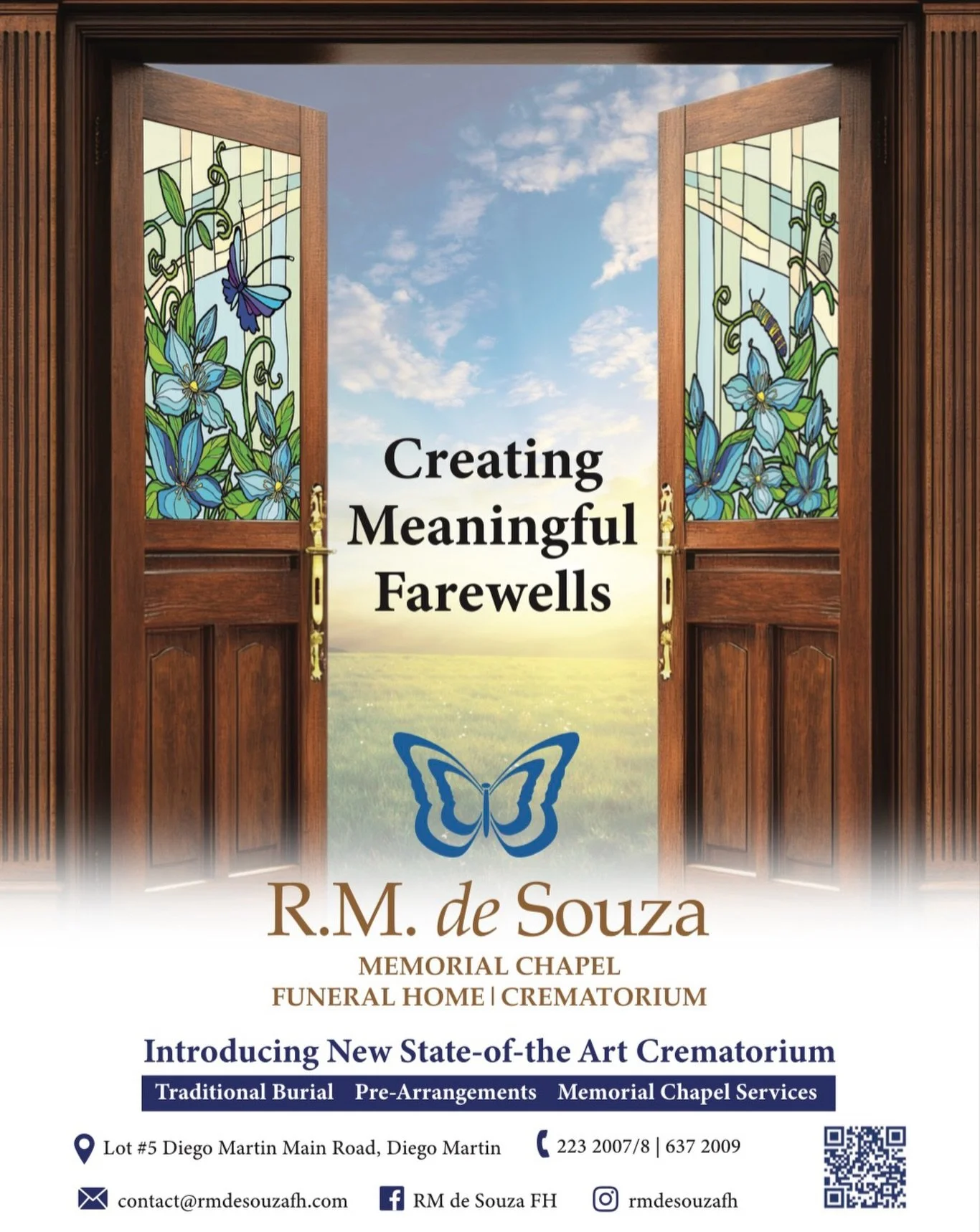 A new chapter begins at R.M. de Souza Funeral Home with the introduction of 𝐨𝐮𝐫 𝐬𝐭𝐚𝐭𝐞-𝐨𝐟-𝐭𝐡𝐞-𝐚𝐫𝐭 𝐜𝐫𝐞𝐦𝐚𝐭𝐨𝐫𝐢𝐮𝐦, thoughtfully designed to provide families with comfort, dignity and choice during life&rsquo;s most difficult mom