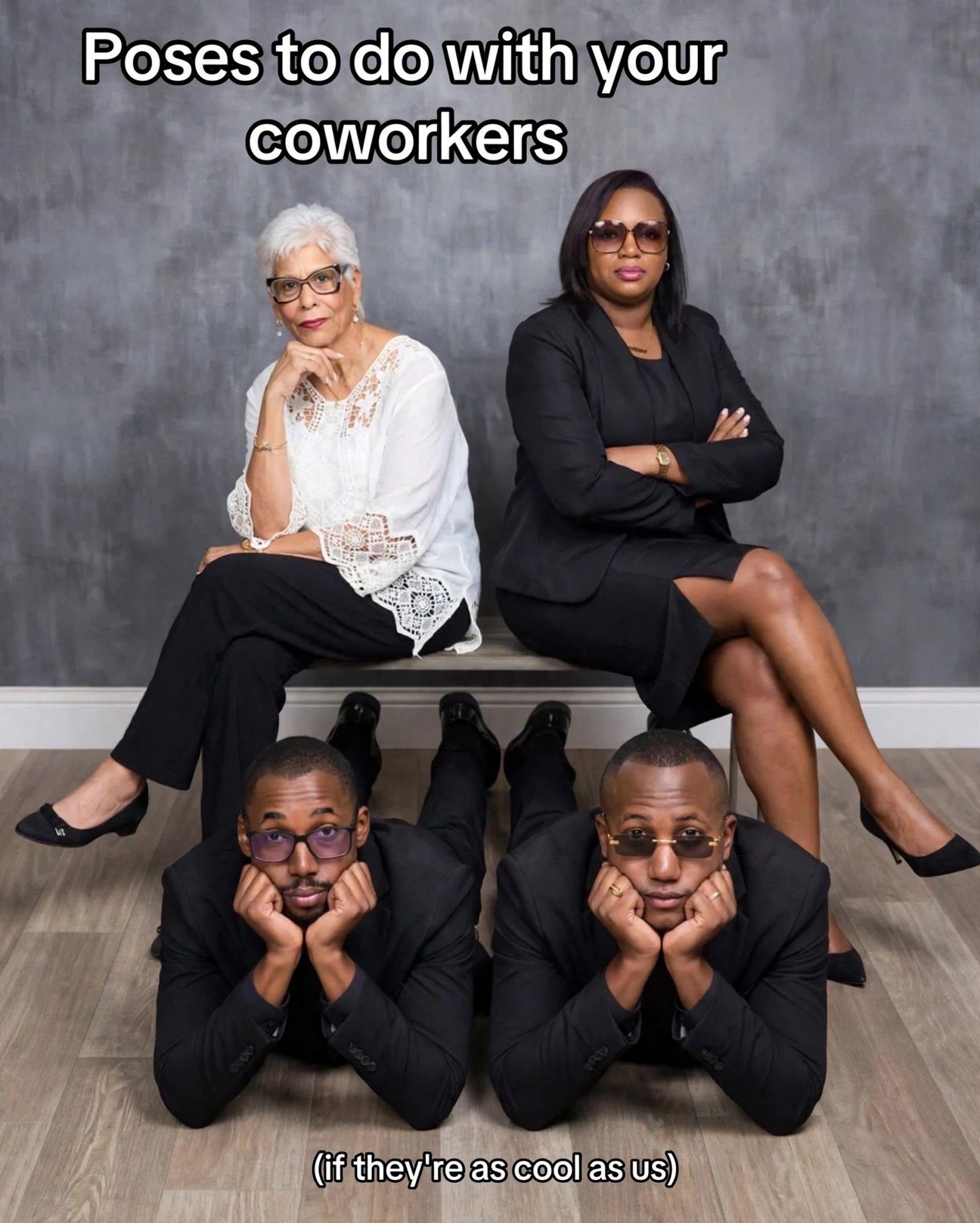 📸 It&rsquo;s staff picture day at R.M. De Souza!

If you and your coworkers are due for a team photo, forget the stiff &ldquo;everybody smile at the camera&rdquo; pics 😭😂

Here are a few fun poses to try instead. Because your team photo doesn&rsqu