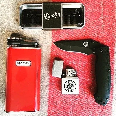 Bear fight✔️Camp fire✔️booze✔️BIXBY comb 🤔You never know when you'll get lucky✔️✔️ @pacific.crest.trail get your essentials @animaltrafficpdx in Portland, OR.