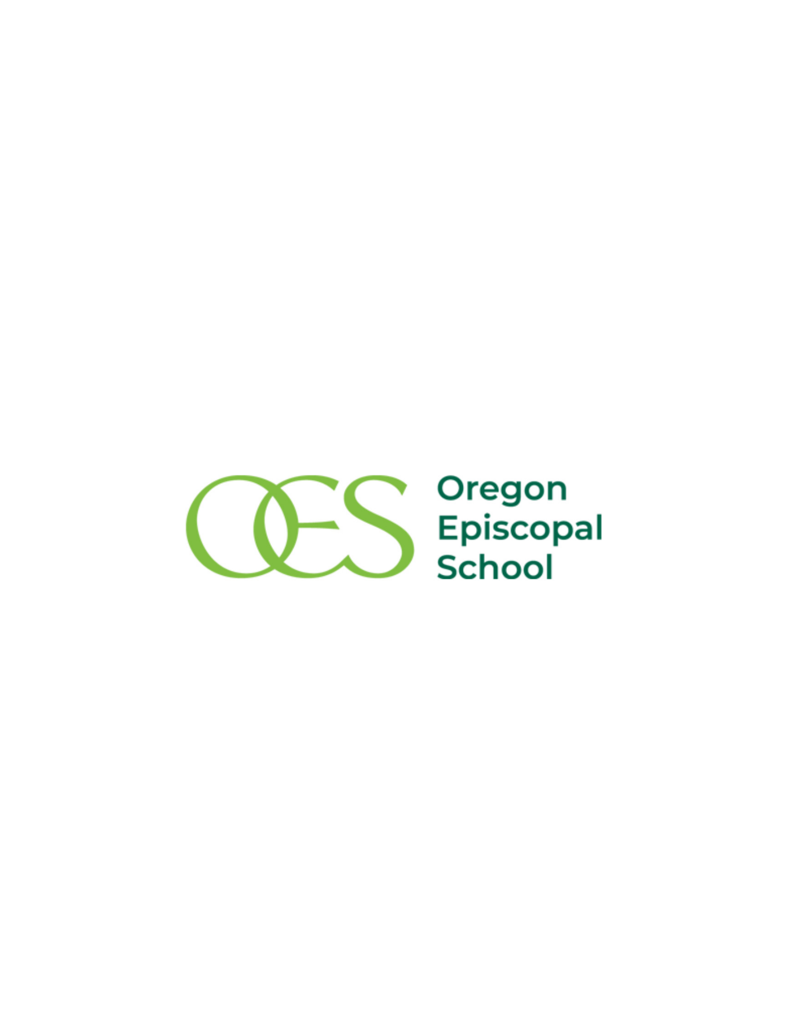 Logo of Oregon Episcopal School featuring three green interlocked rings above the text 'Oregon Episcopal School'.