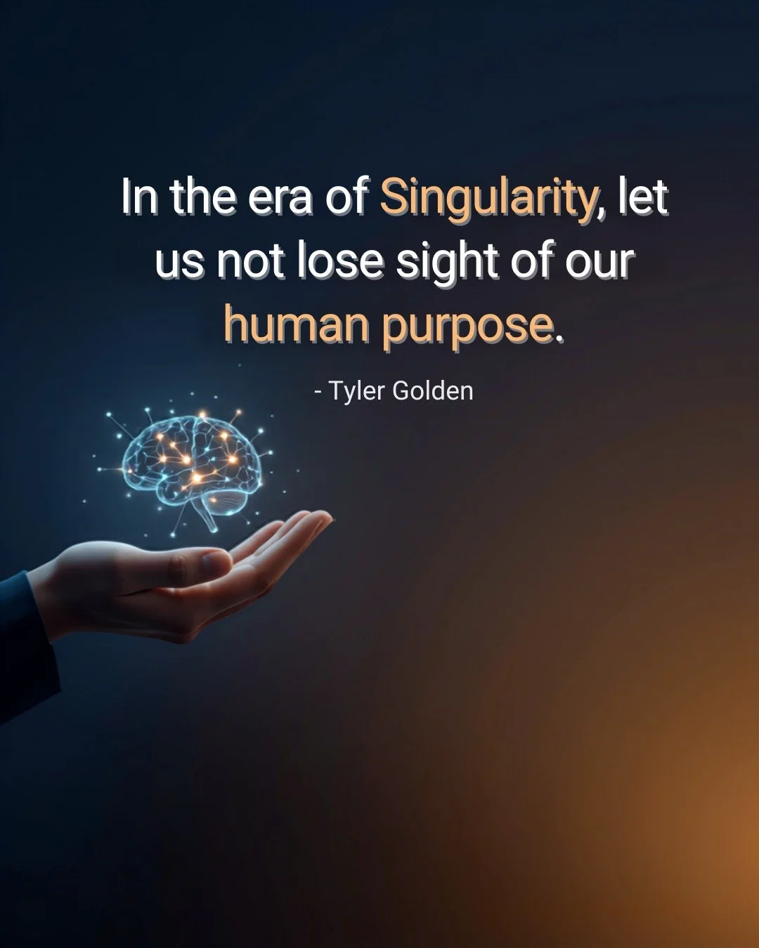 Check out the latest from Sam Altman saying we're at a point of singularity with AI. While it can do amazing things for humanity and our world, we absolutely cannot put it ahead of human. If we lose our purpose, we will lose ourselves.

OpenAI CEO Sa
