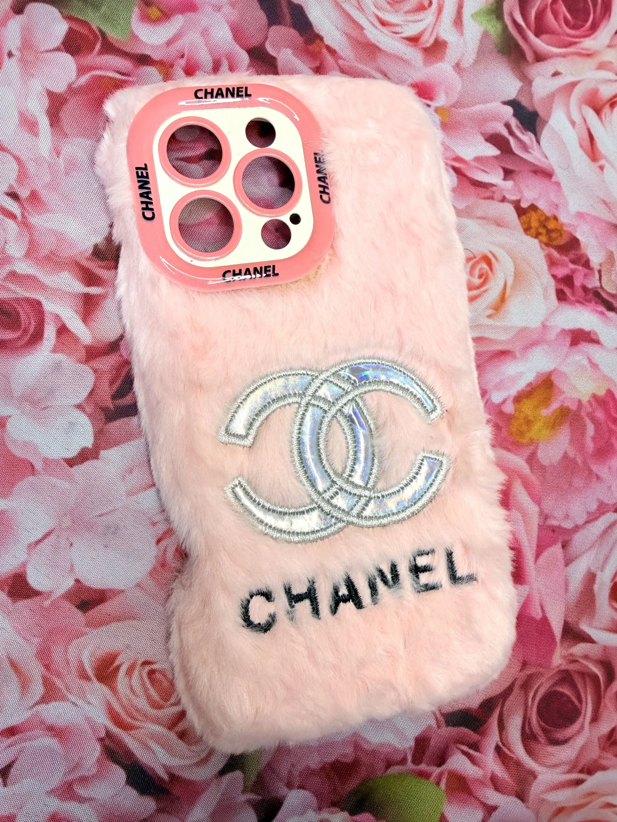 PINK FLUFFY CC CASE