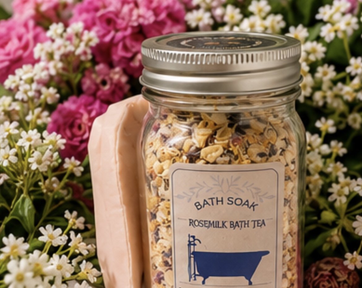 Rosemilk Bath Tea Soak 8 Oz