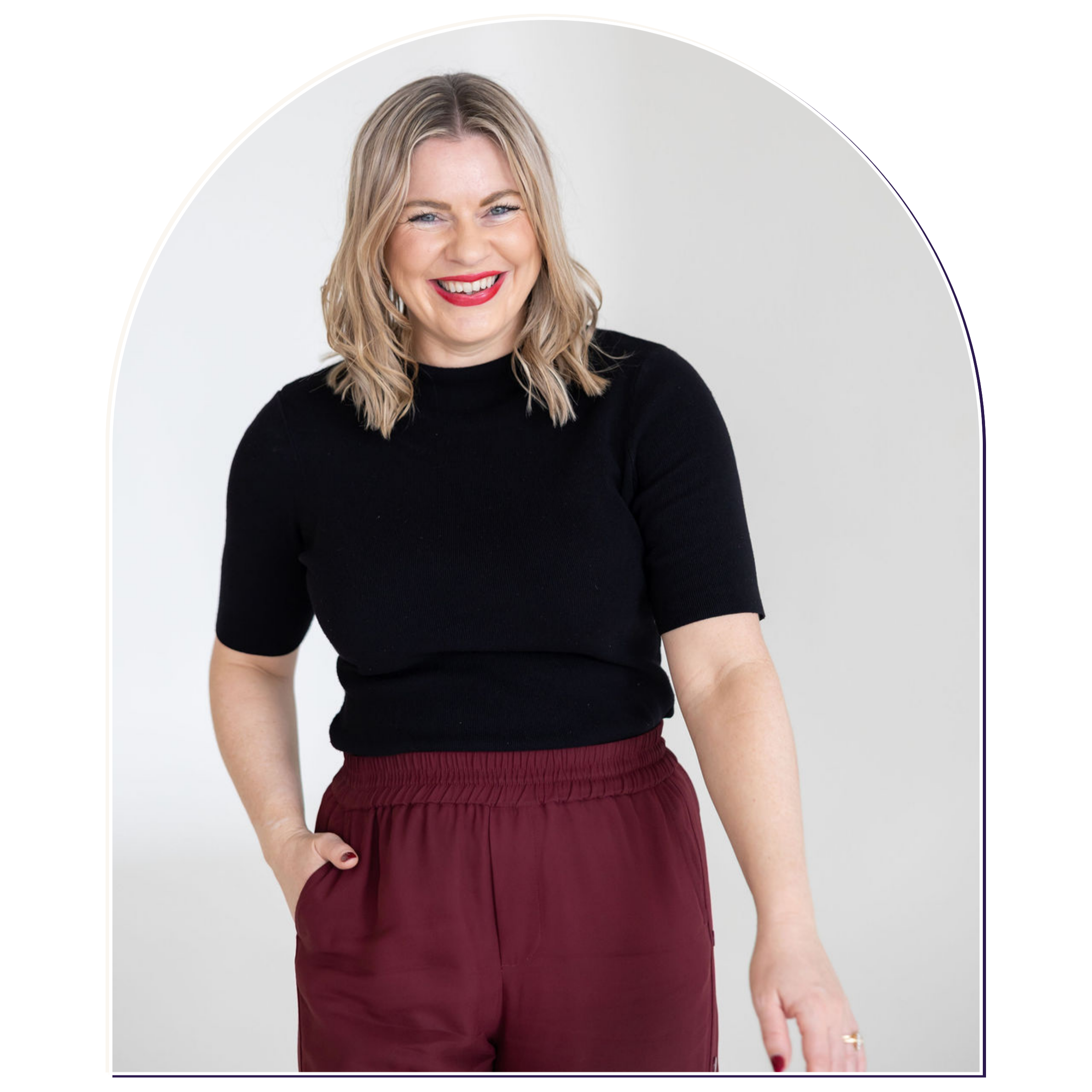 Bec Sands, author of What You Came Here to Create, at work