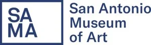 Logo of the San Antonio Museum of Art with the acronym 'SAMA' and the full name of the museum.