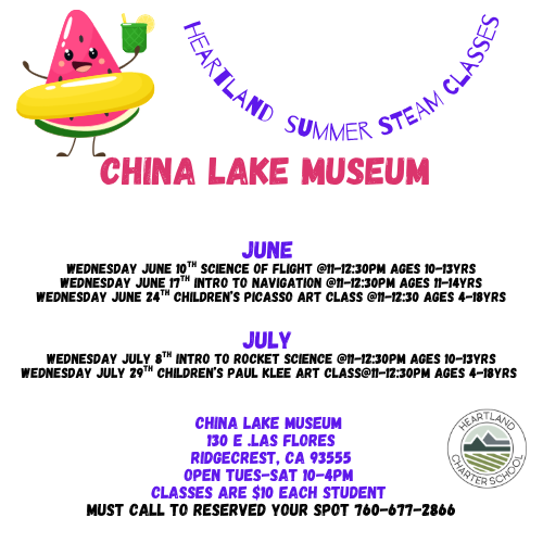 Children's Art Class for July 25th