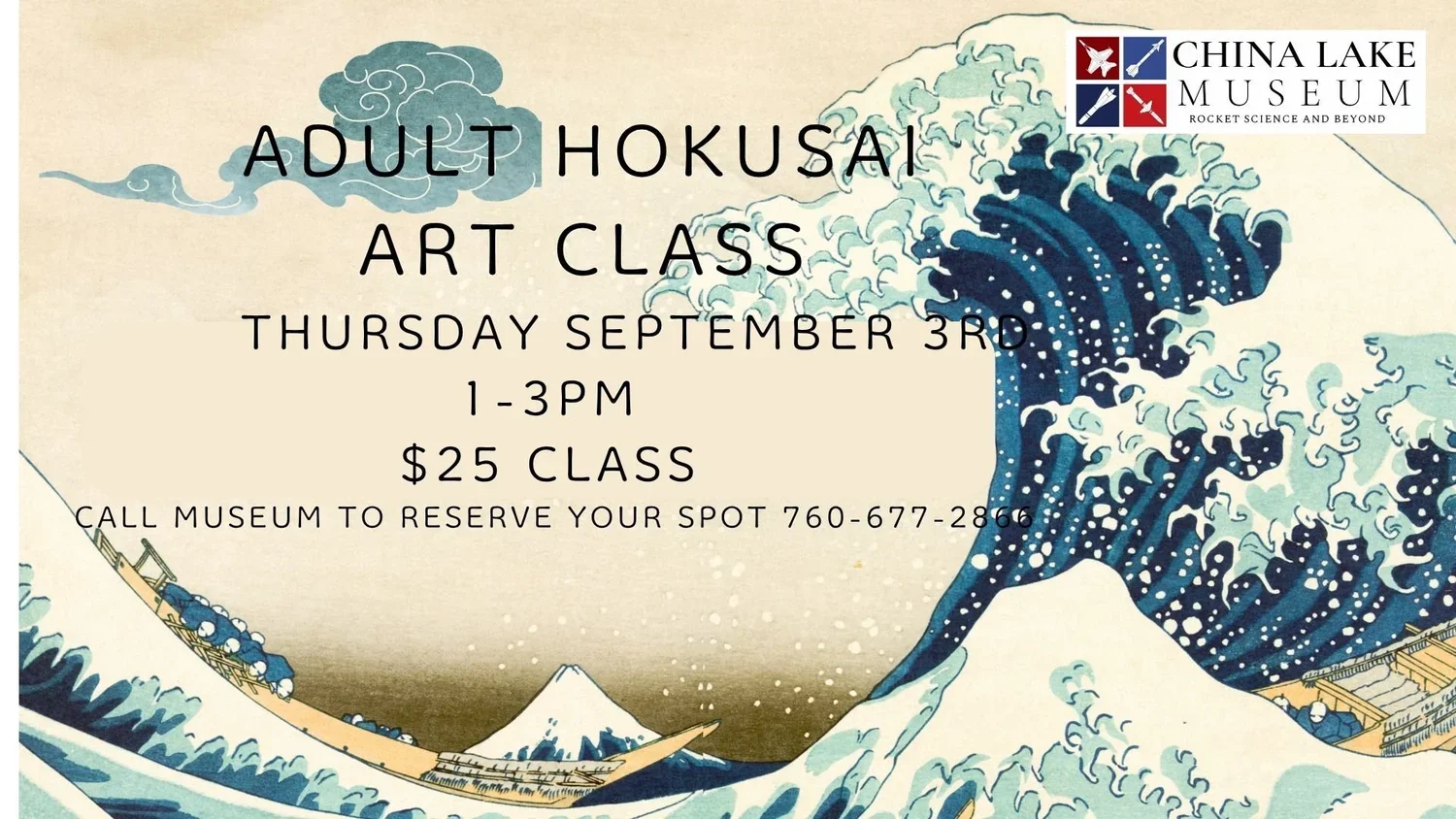 Hokusai Adult Art Class