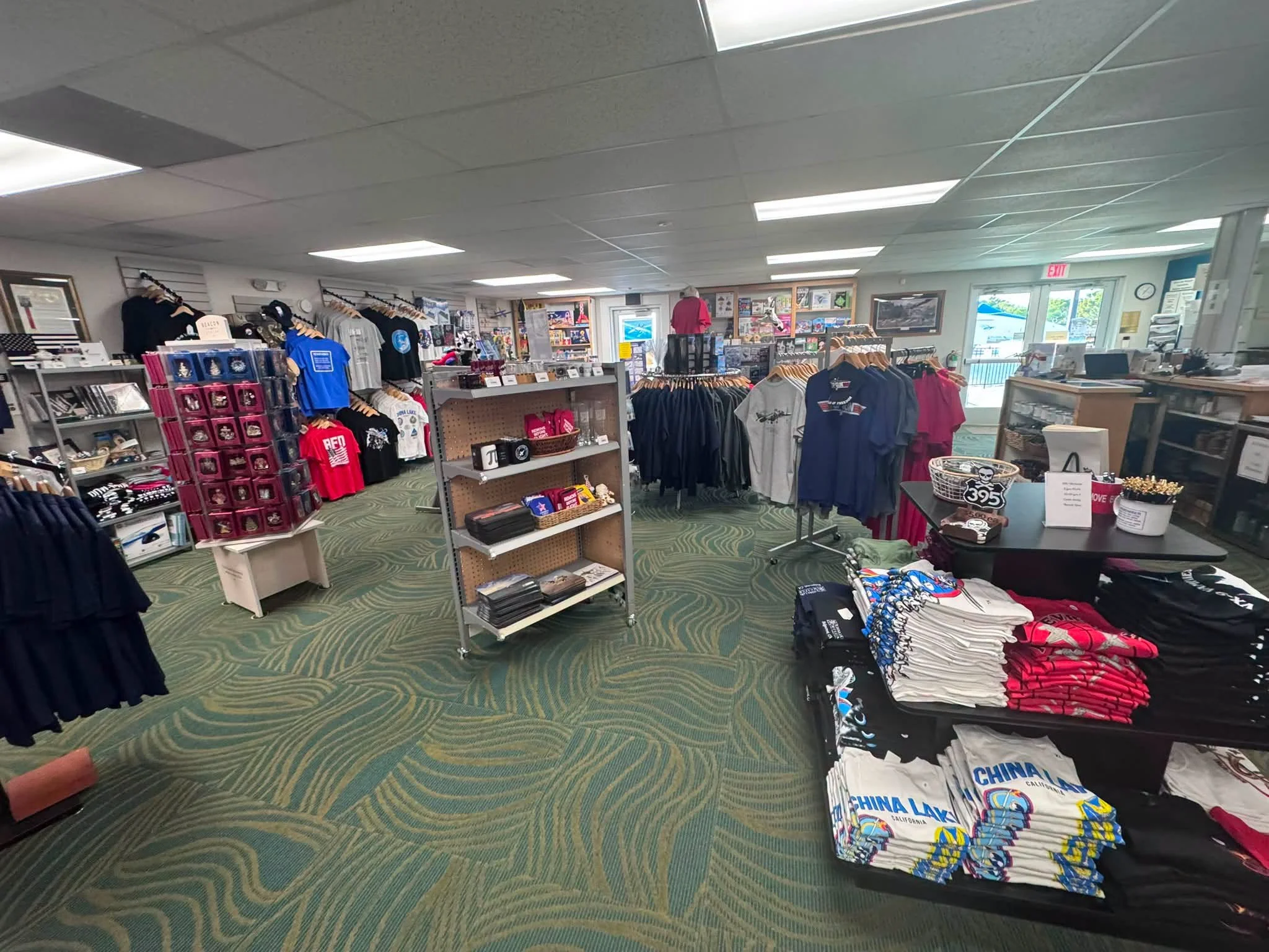Interior of the China Lake Museum Gift Shop
