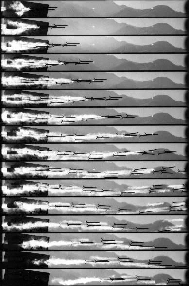 Early Cal Tech Rocket Test