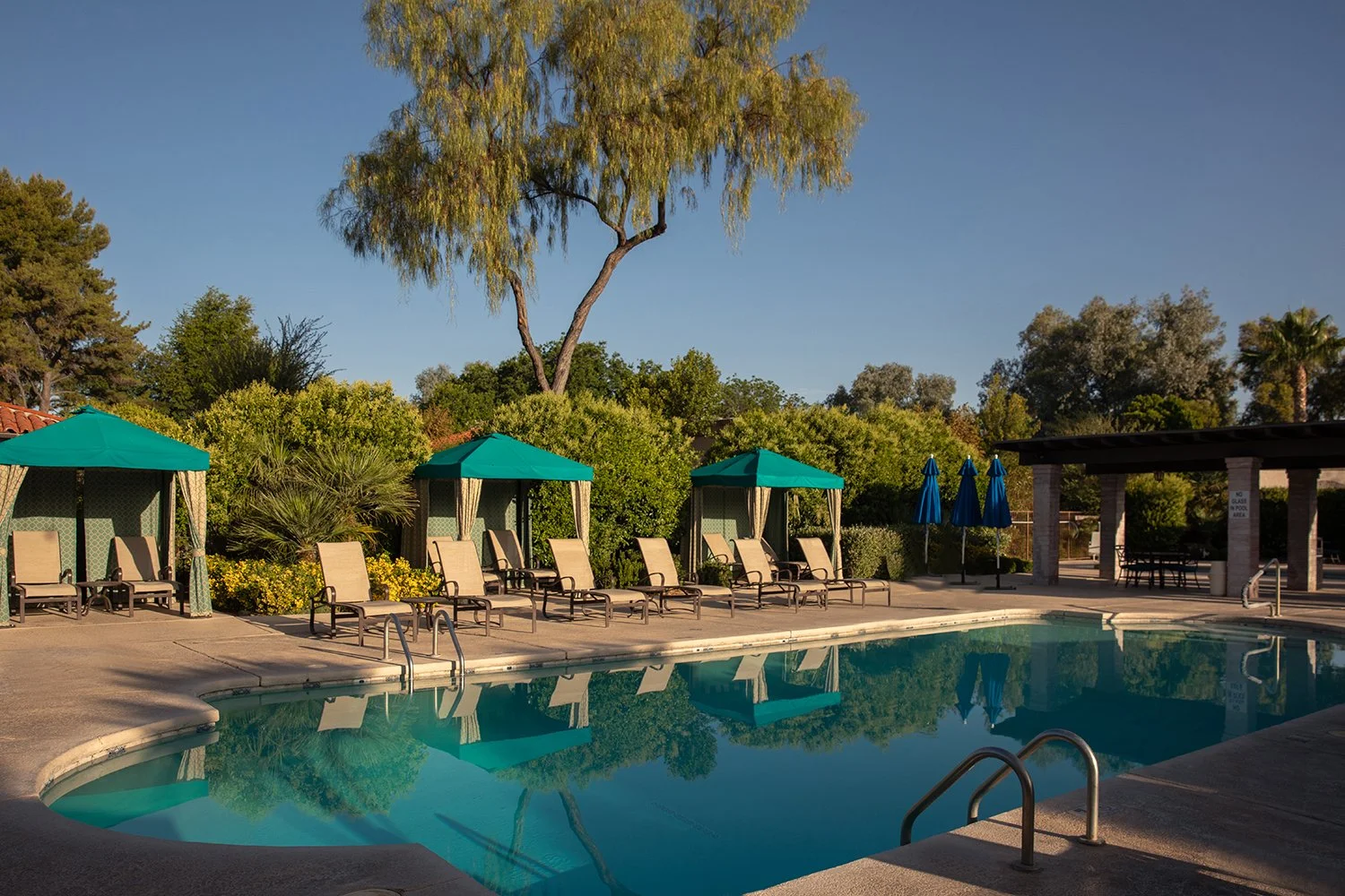 The outdoor pool at Tubac Golf Resort & Spa.