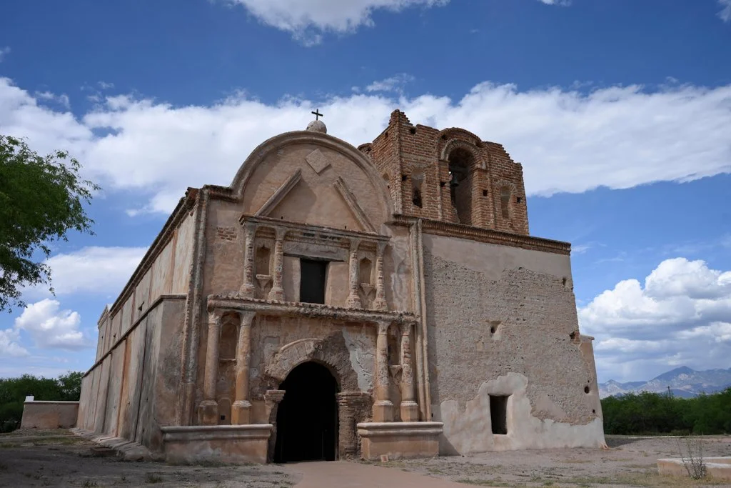 The historic Tumacacori Mission in Tubac, Arizona. 