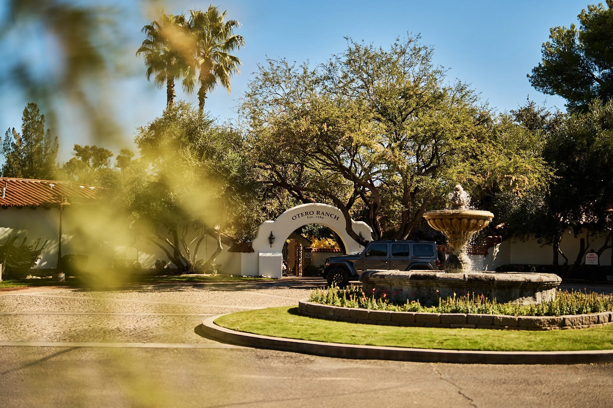 The entrance to Tubac Golf Resort in Southern Arizona.