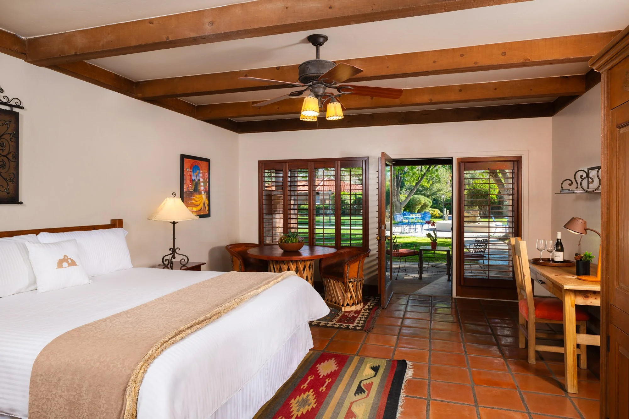 A guest room at Tubac Golf Resort.