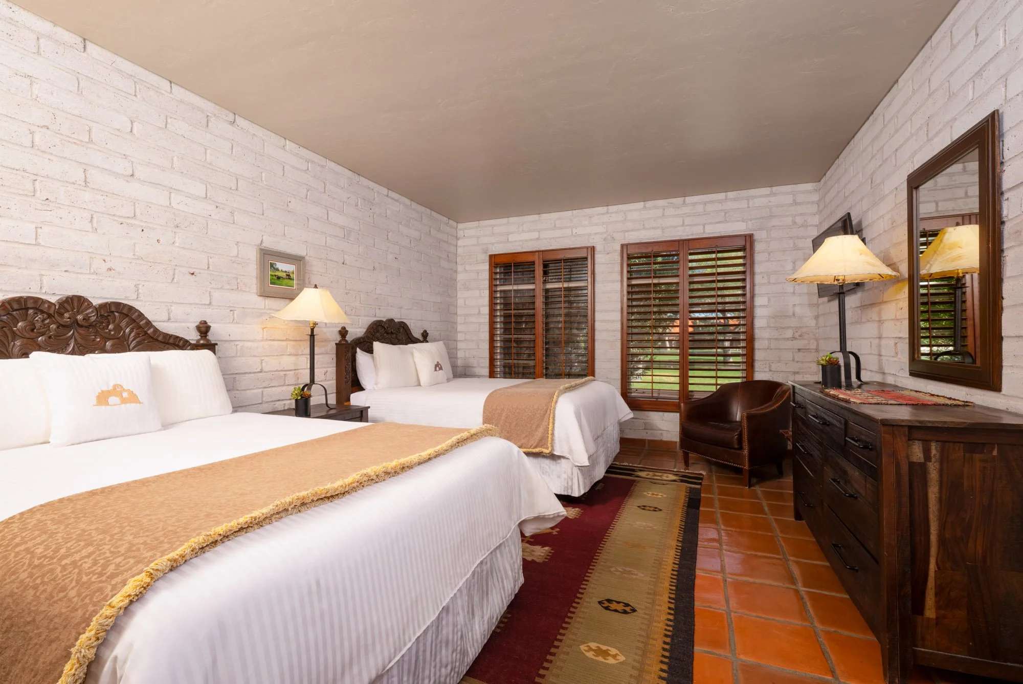A guest room at Tubac Golf Resort & Spa.