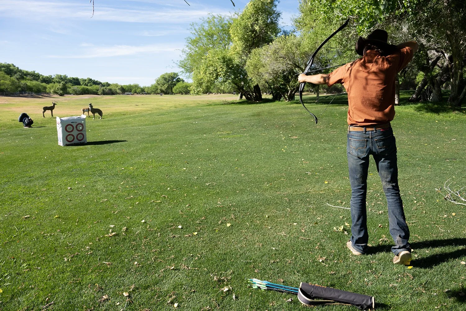 3D Archery at Otero Ranch at Tubac Golf Resort. 