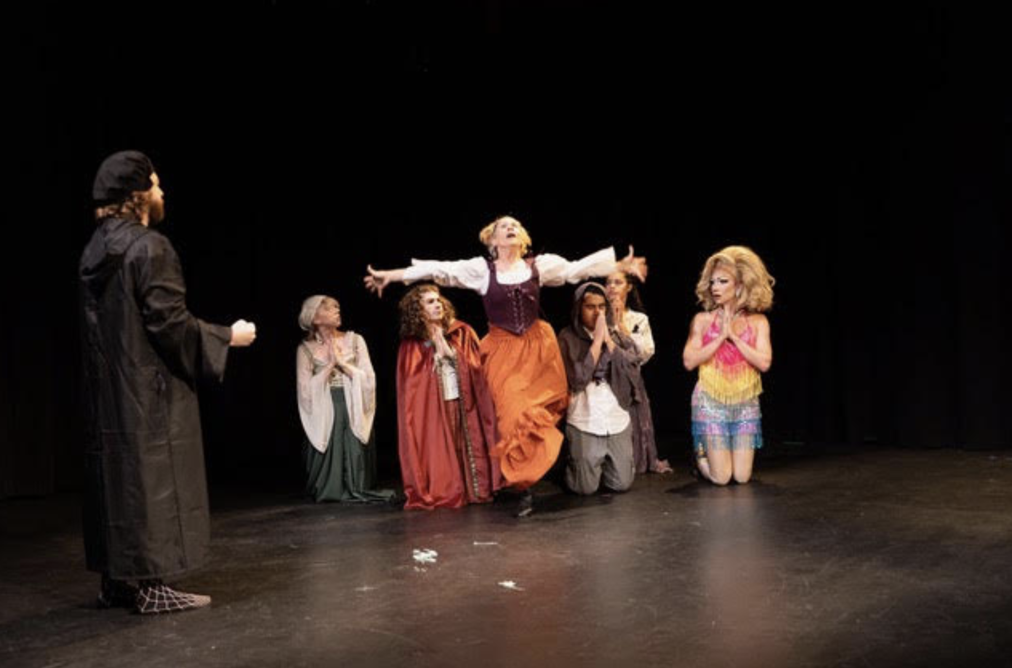 Anne Howard cuts loose as    Frau Troffea