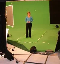 On the set of Ditech commercial