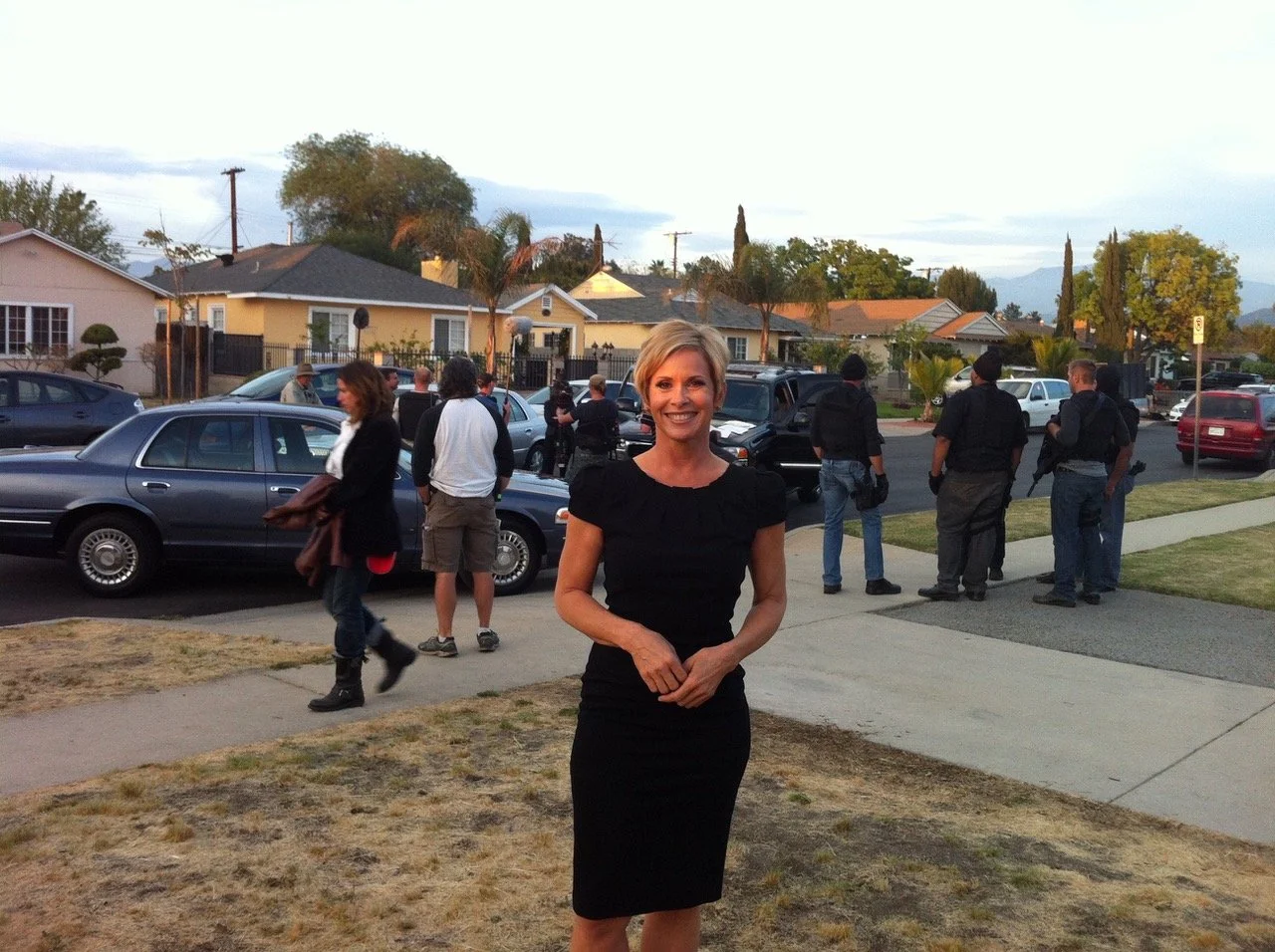 APRIL RAIN - As a Reporter on Location