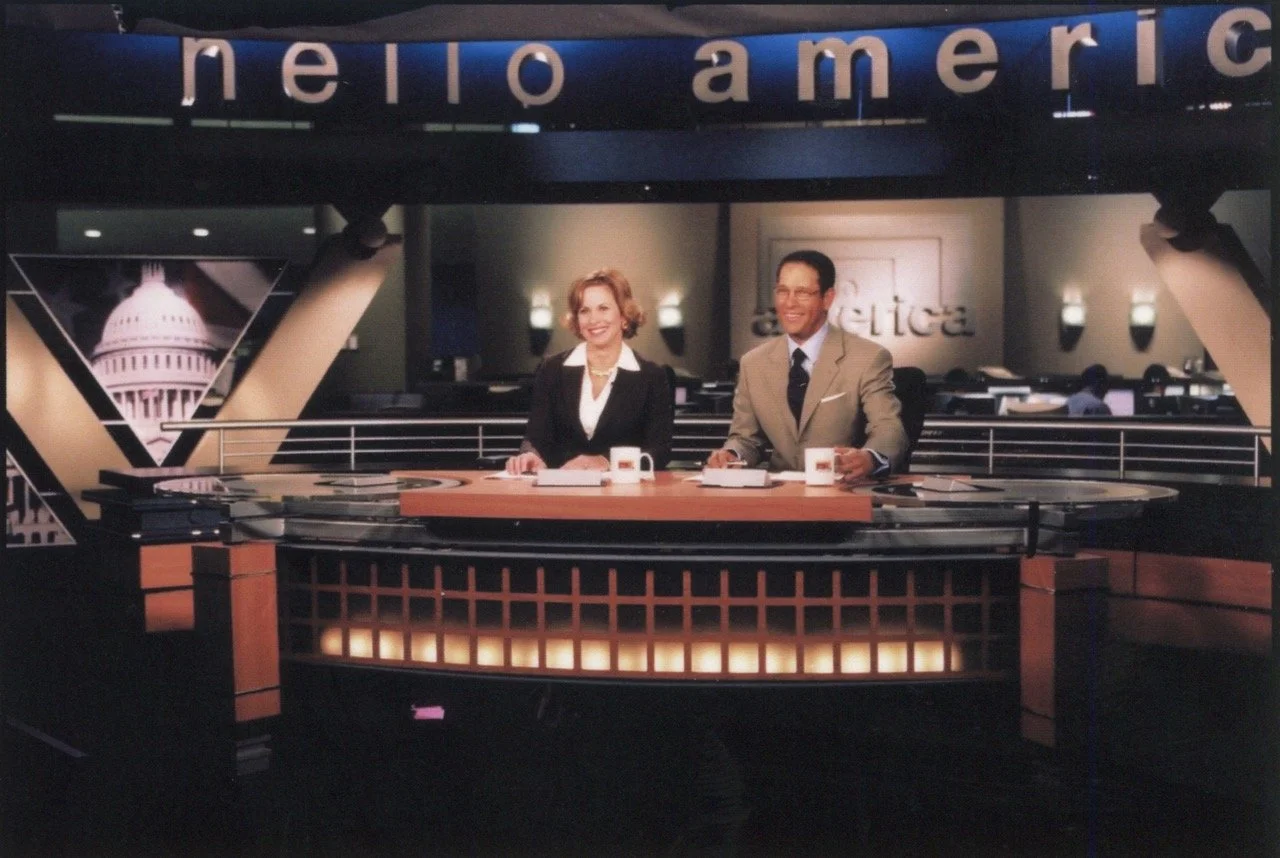 THE WEATHER MAN - On the Hello America! set, anchoring with Bryant Gumbel