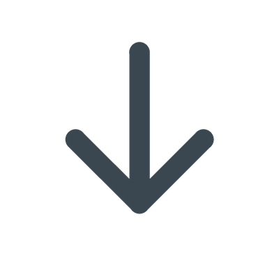 A downward arrow