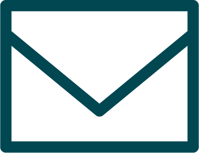 Icon of an unopened envelope, typically representing email or messaging.
