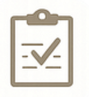 Clipboard with a checkmark and lines of text