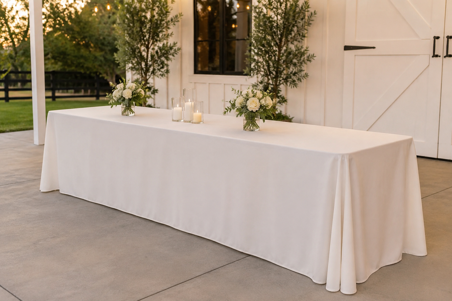 8’ Rectangular Table Linens