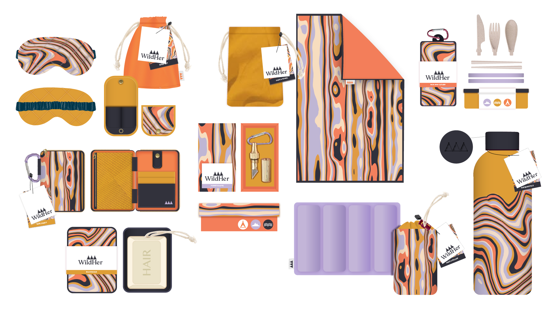 An outdoor accessories range designed specifically for women. The little creature comforts that make the adventure just a little bit easier. 