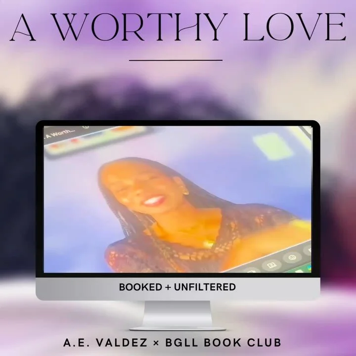 Tonight, we got Booked + Unfiltered with A.E. Valdez. 🤎

After reading A Worthy Love together this month and sharing space at our Books &amp; Balance yoga class for a Worthy Flow with @c.nicoleflows, we got to close out September in conversation wit