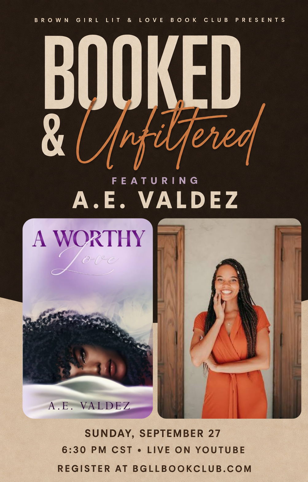 Booked & Unfiltered: A Worthy Love Virtual Discussion