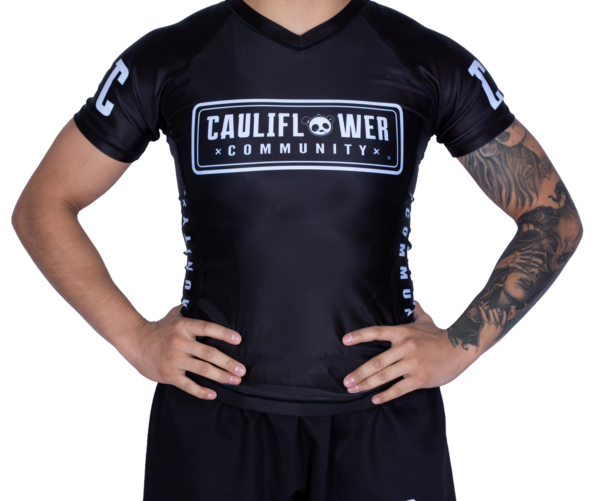 WOMENS VNECK BLACK & WHITE UNRANKED